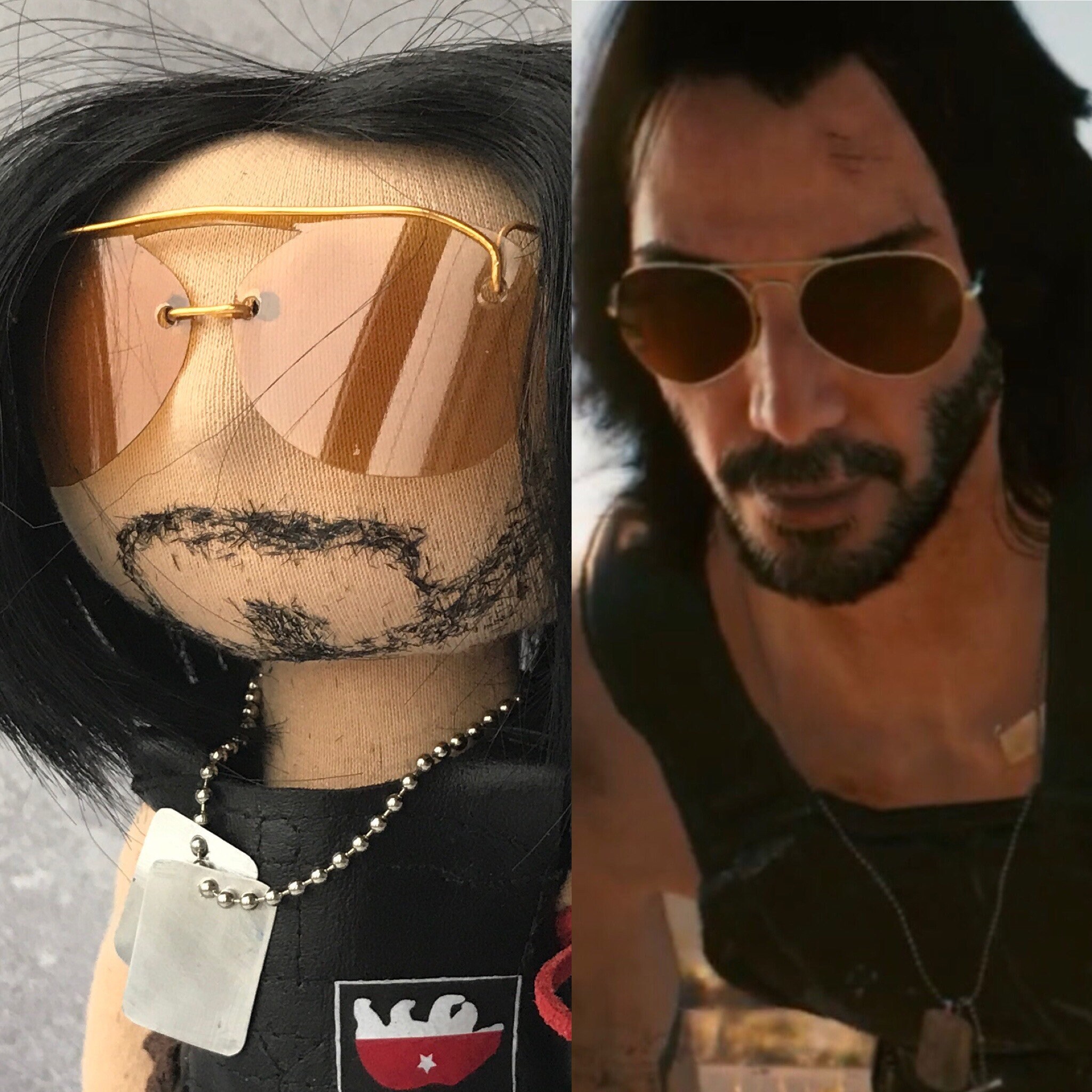 Toys Cyberpunk 2077 soft art figure Johnny Silverhand gift for him