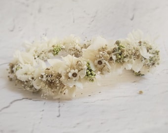 flower crown Lana Del Ray vintage inspired etsy wedding White rose rustic rose Wedding wedding headpiece nature inspired rose crown