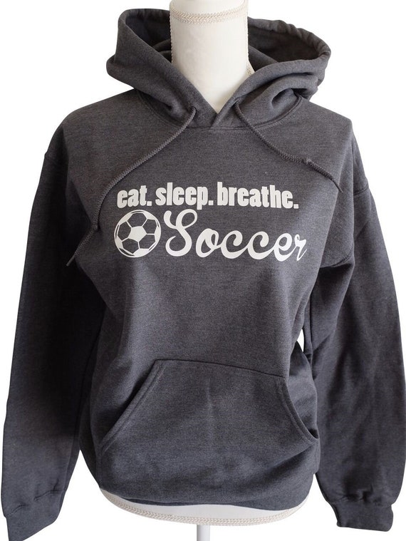 Eat.Sleep.Breathe. Soccer Hooded Sweatshirt