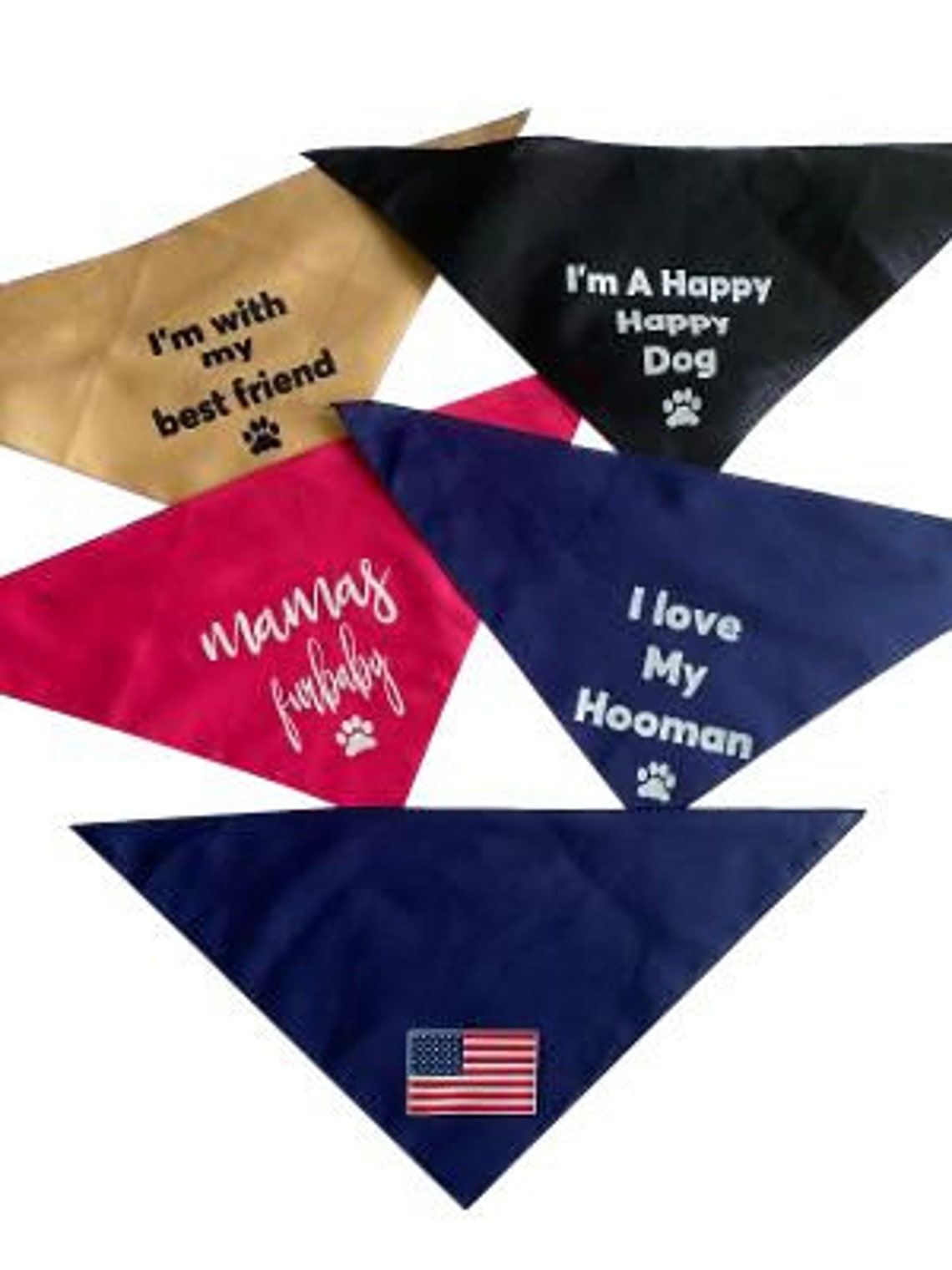 Dog Bandanas With Cute Sayings Etsy UK