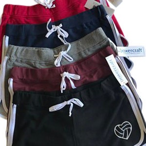 Relay Short with a printed Volleyball and a Volleyball Headband
