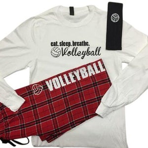 Eat. Sleep. Breathe. Volleyball Pajama Set