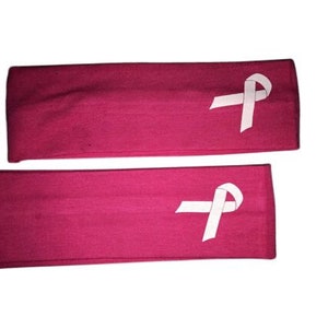 Breast Cancer  2 Pink Headbands