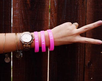 Breast Cancer Support Bracelets