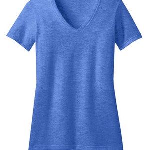 Womens V-Neck T-Shirt Thankful and Blessed image 6