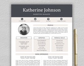Professional Resume, Modern Resume, Professional Resume Template Word / CV Professional, CV Modern Template for Word, Modern CV Templates