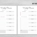 a5 weekly planner printable weekly planner inserts weekly
