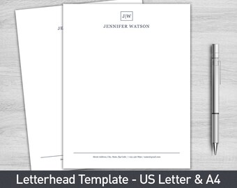letterhead etsy