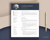 Executive Resume Template with Photo for Word and Apple Pages, Professional Resume CV Template, Director Resume, Finance Resume