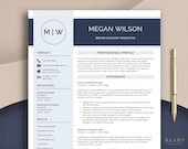 Executive Resume Template, Professional Resume CV Template for Word and Apple Pages, Creative CV Template, Modern Business Resume Template