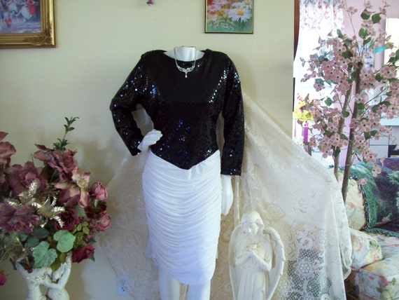 by johnny black and white dress