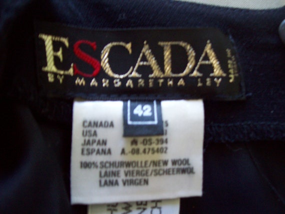 Escada Dress by Margaretha Ley "Italy" Drop Waist… - image 9