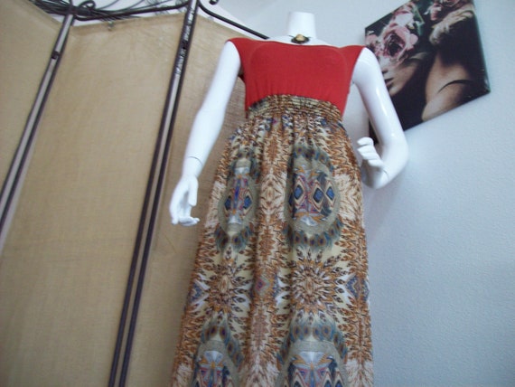 Dreamcatcher Boho Dress Bohemian Maxi Peek-A-Boo … - image 3