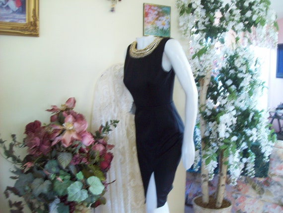 bisou bisou black and white dress The Demi Dress