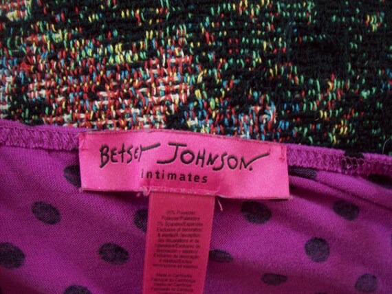 Betsey Johnson Babydoll Teddy Purple Polka Dots R… - image 10