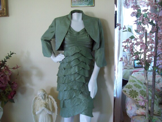 Adrianna Papell Dress-Jacket, Adrianna Papell Gree