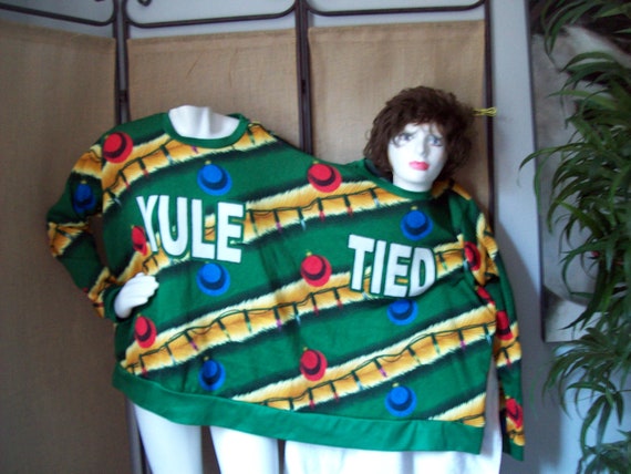 Christmas Sweater Joke For Two Twin Sweater Ugly C