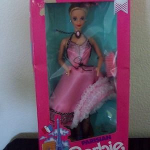 Paris Barbie Doll Parisian Barbie 1990 Special Edition Collectors Doll XMas Gift BDay Gift Can-Can Barbie