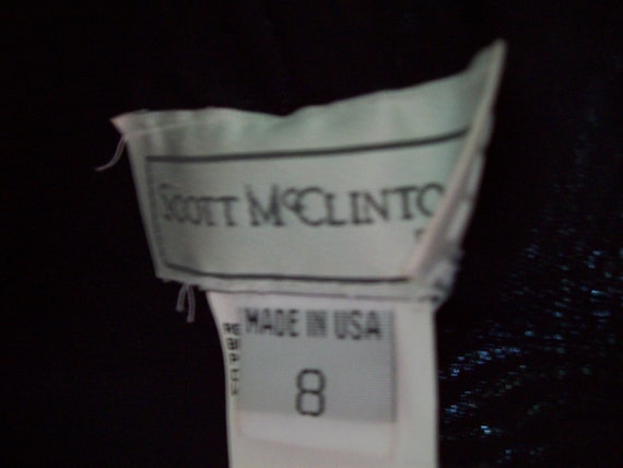 Scott McClintock Dress Black-White Mermaid Hem Wh… - image 10