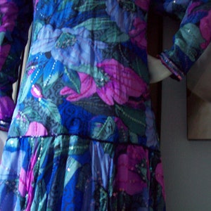 Sz 6-8 Judith Ann Creations Lavender-blue Sequin Gown Drop Waist ...