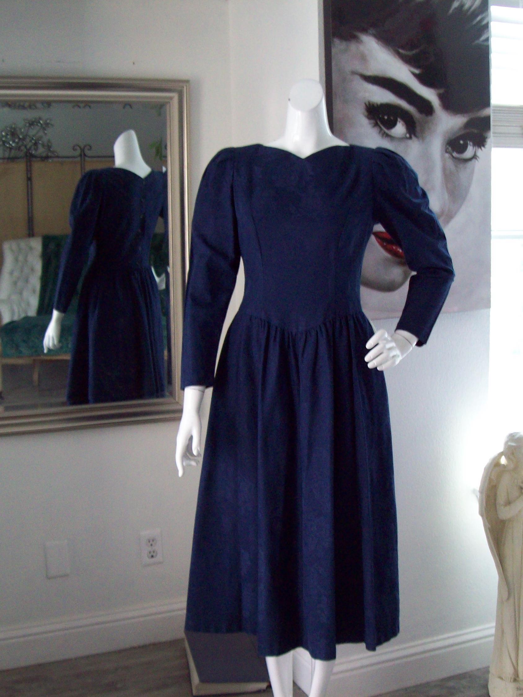 blue basque waist dress Basque Waist Dress with Beading