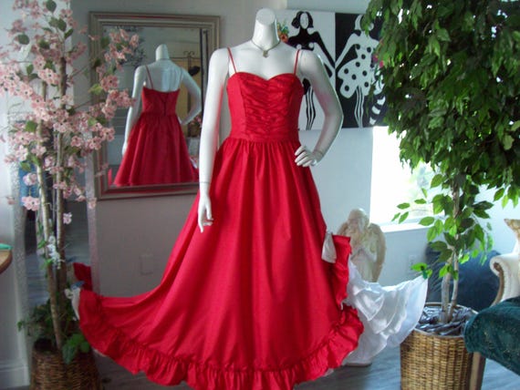 strapless open back dress Andrea & Leo A1239 High Low Beaded Formal Prom Dress main image 1