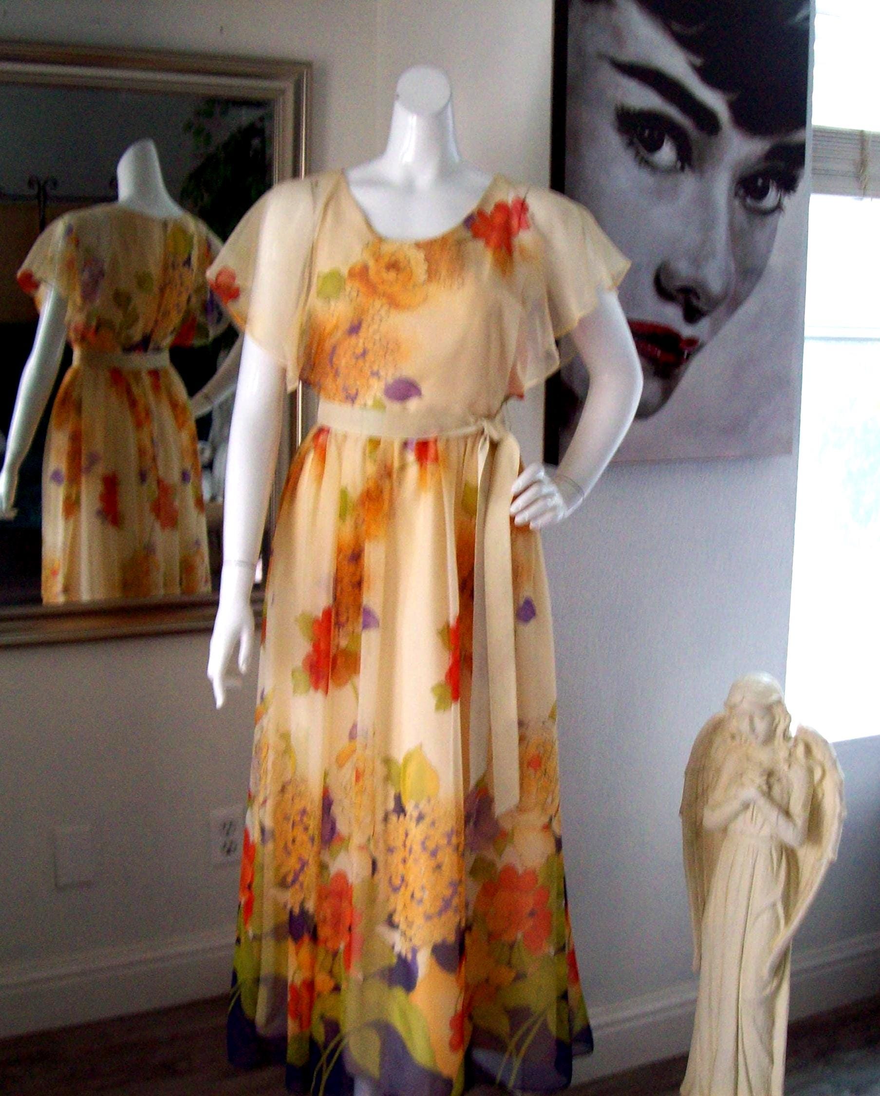 flowy coral dress Heidi Dress / Coral