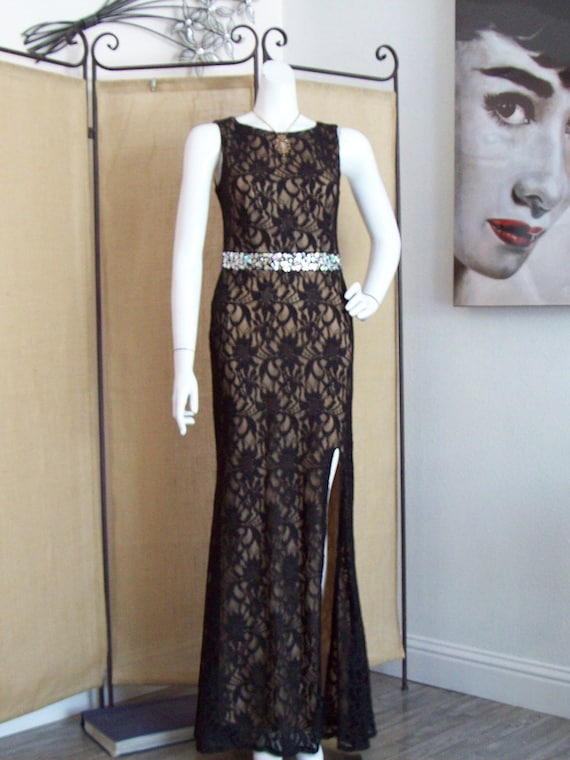 strapless open back dress Prom Dress