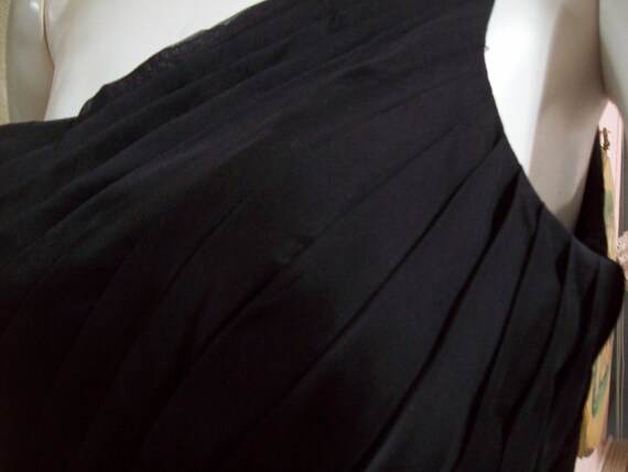 Black Formal Goddess Style Gown by May Queen Bead… - image 9