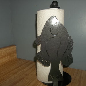 Bluegill paper towel holder, fishing, camping, outdoor life