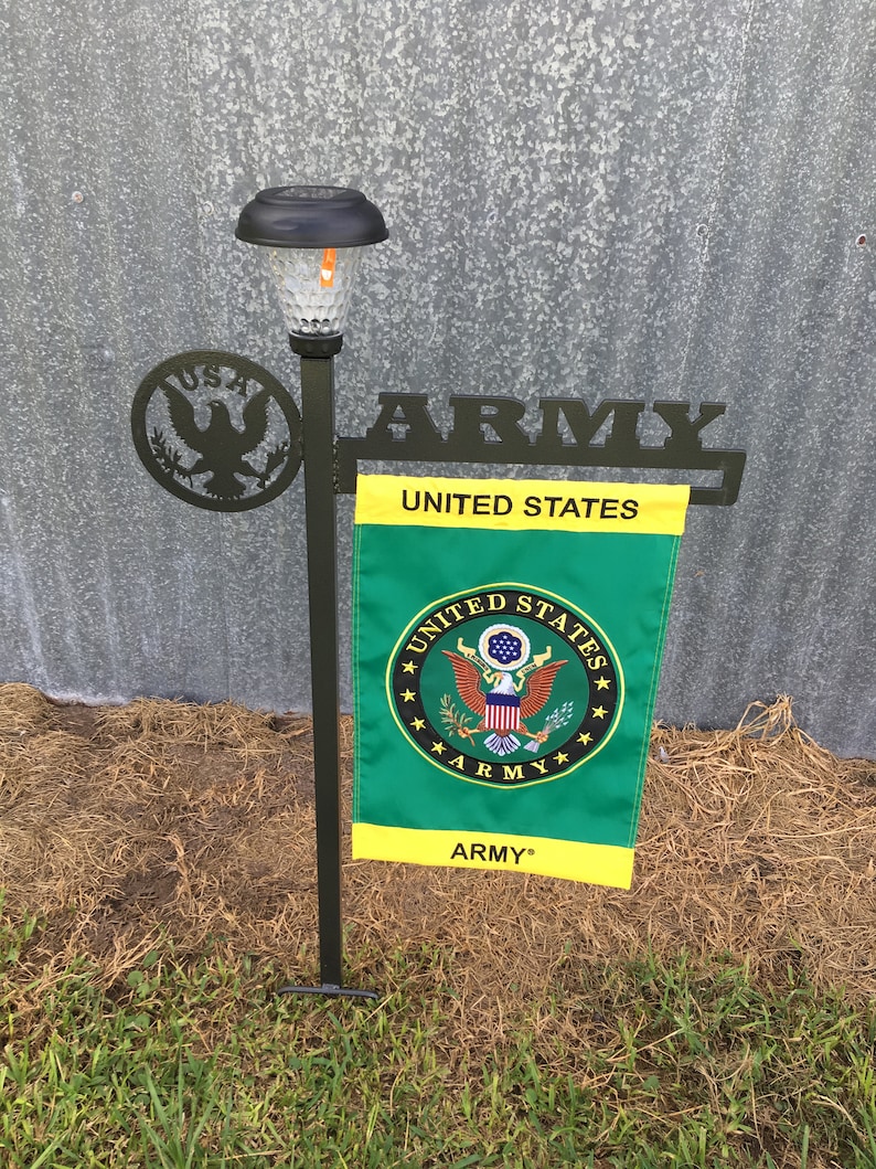 Military Yard Decor Flag Stand Garden Flag Military Flag Etsy