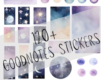 Celestial GoodNotes Digital Stickers