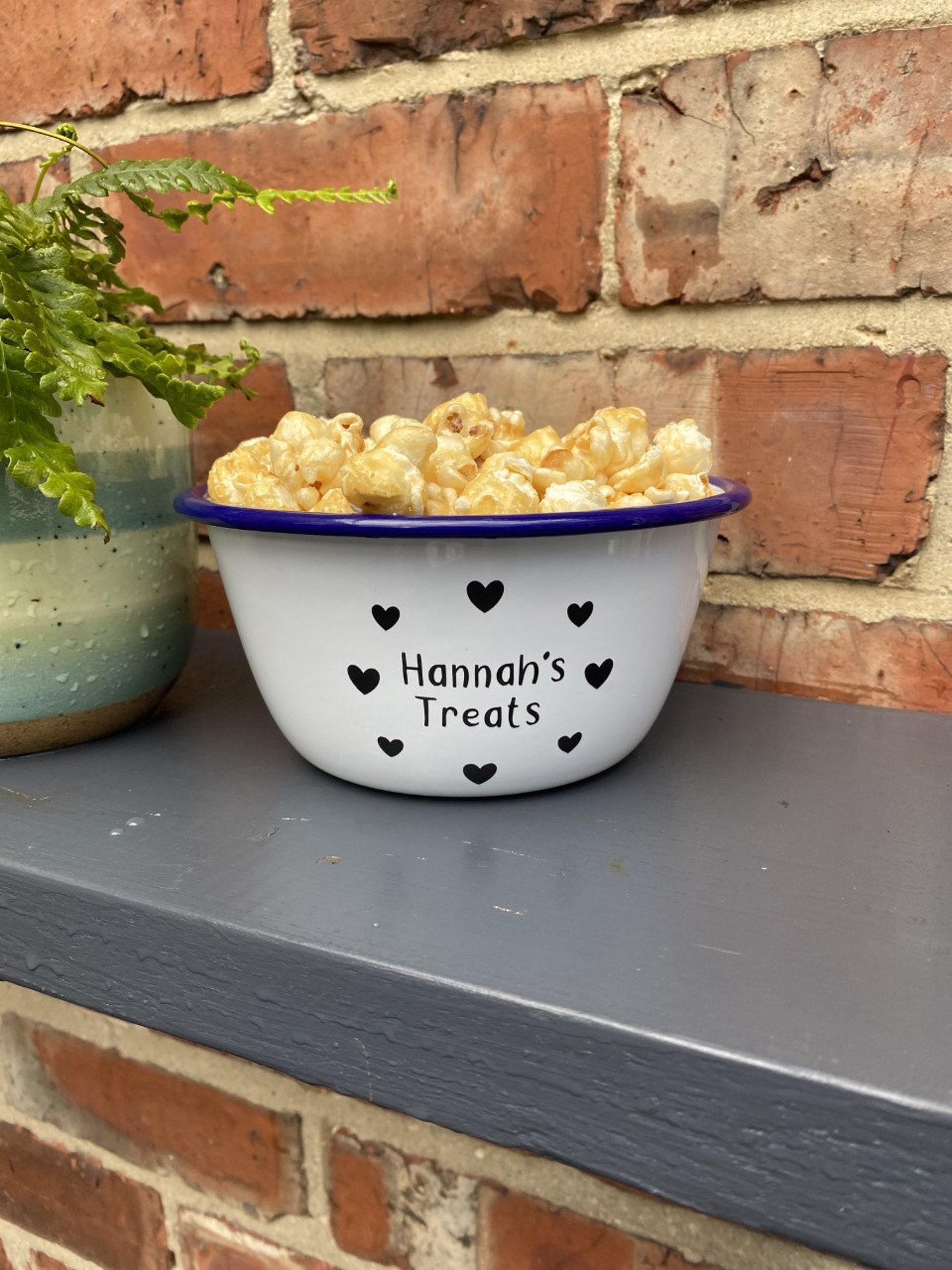 Personalised Treat Bowl Enamel Bowl Snack Bowl Gifts Etsy UK