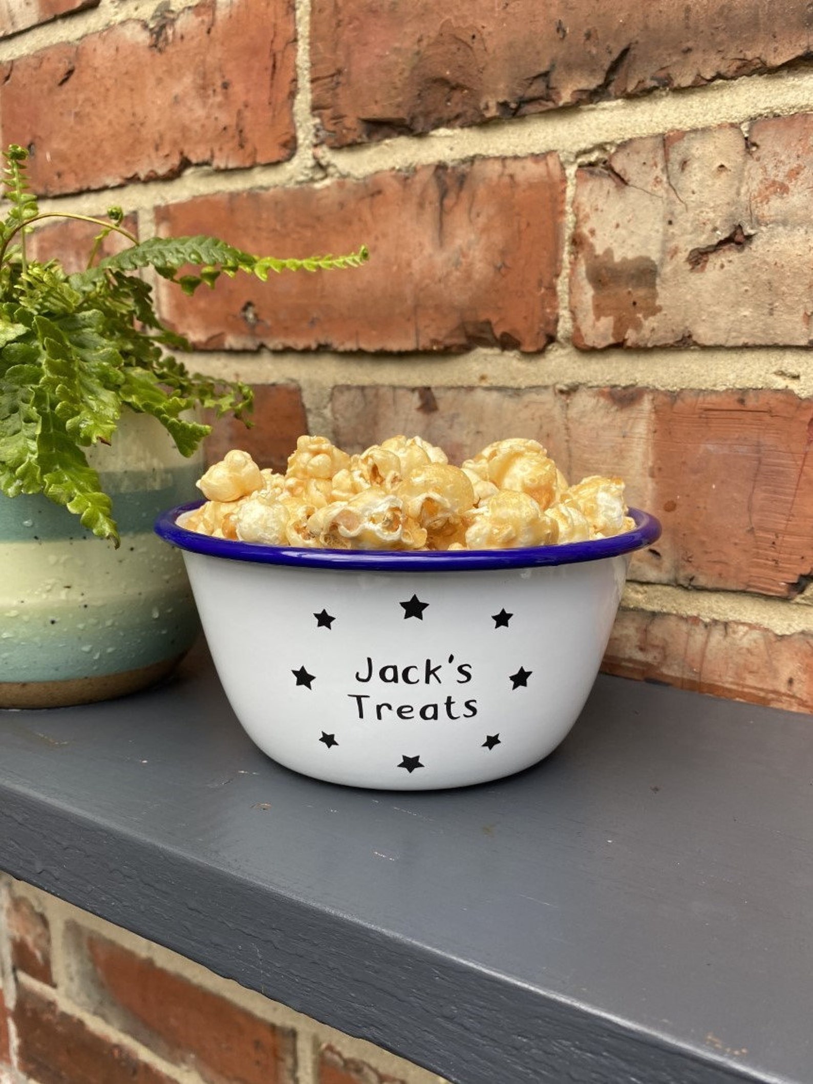 Personalised Treat Bowl Enamel Bowl Snack Bowl Gifts Etsy UK