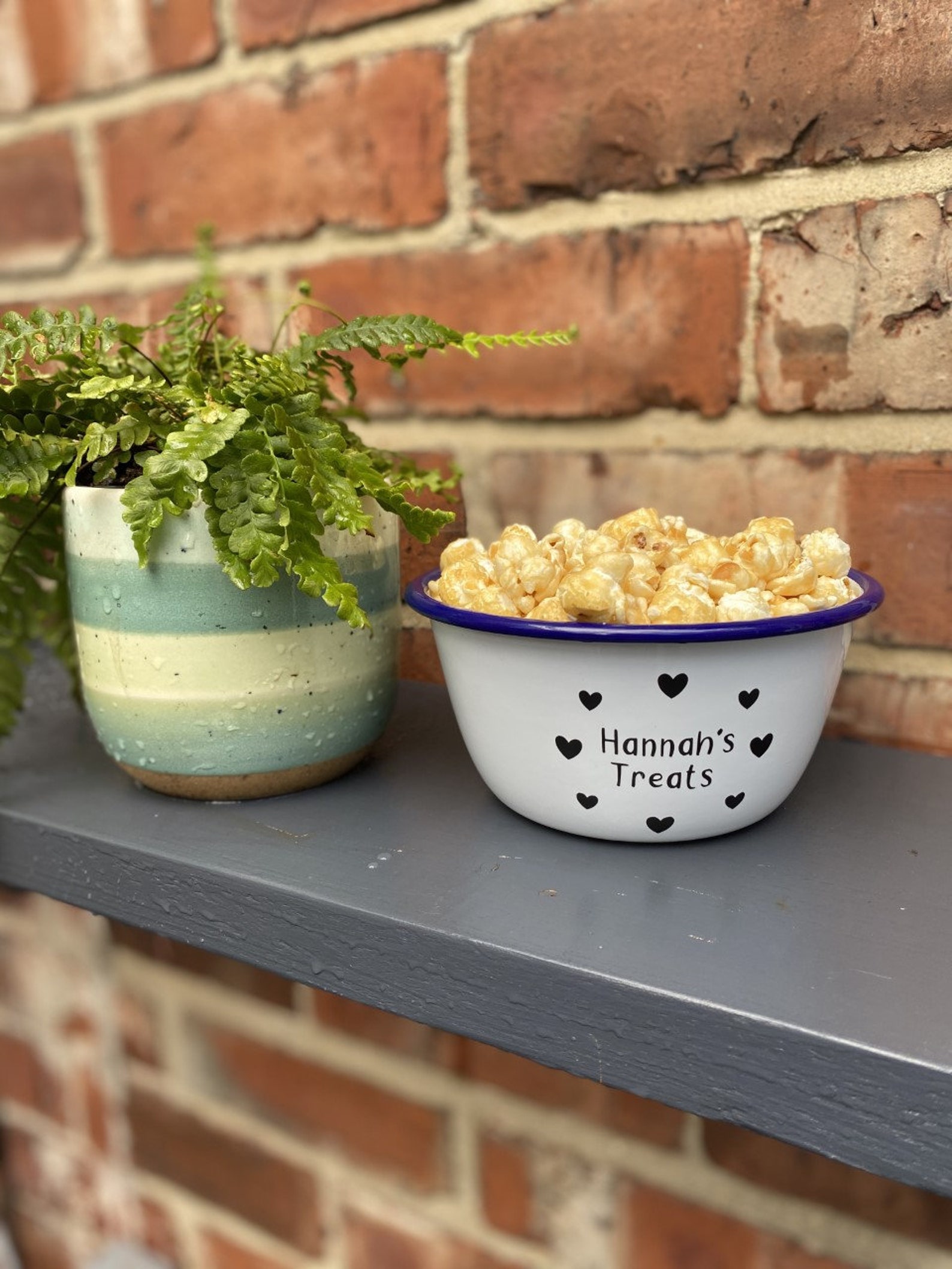 Personalised Treat Bowl Enamel Bowl Snack Bowl Gifts Etsy UK