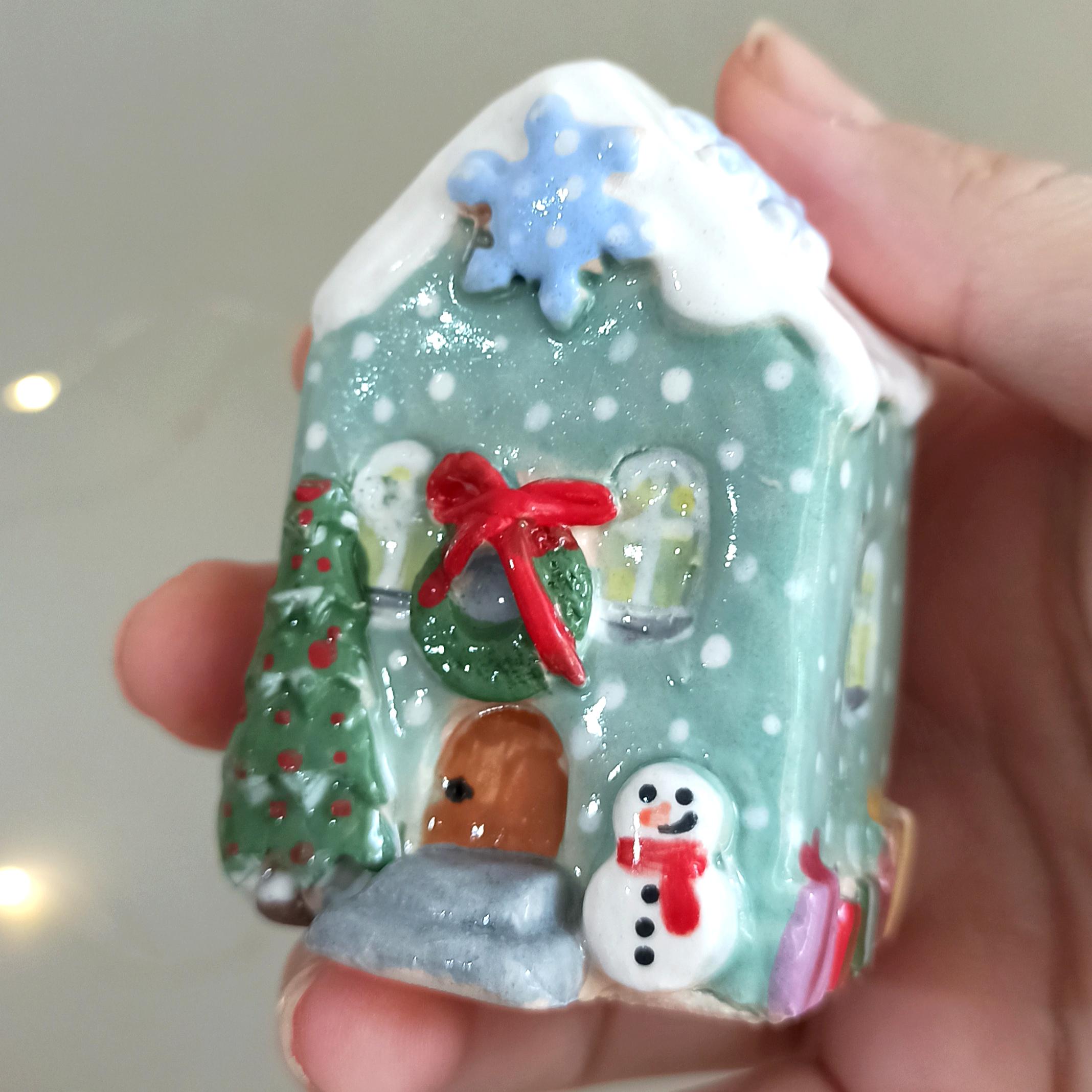 Winter village figurines - Etsy 日本