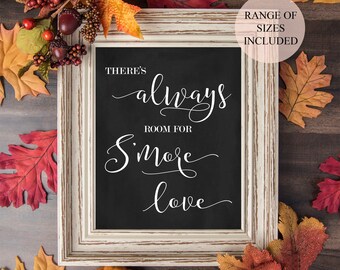 s mores sign editable s mores menu sign template etsy