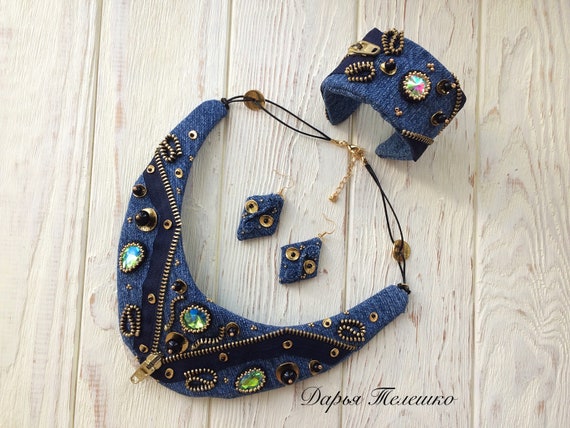jewelry for denim dress JenSaviano on LTK