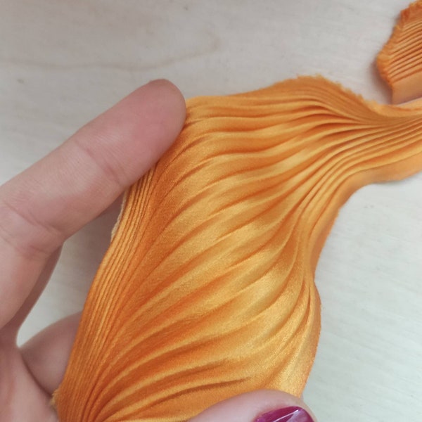 Golden Shibori Silk Ribbon