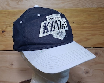 Vintage LA Los Angeles Kings Cap Hat Black Gray Sports Specialties Brand One Size - Adjustable Snapback