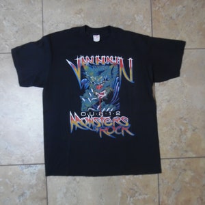 Vintage 80s VAN HALEN Monsters of Rock 1988 Tour Concert T