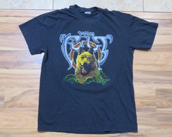 RARE! Vintage the Cult Wolf Graphic British Tour 1987 50/50 RARE! Vintage the Cult Wolf Graphic British Tour 1987 50/50