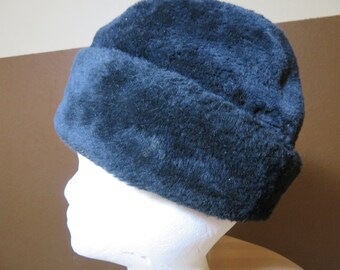 Rare Vintage USSR worker/'s hat,Hat for man,Winter Cap Black,Warm hat,Accessories Retro,Hat with ear flaps,Factory hat,Worker/'s hat,Rare hat