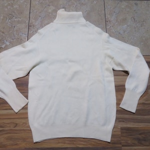 トップス BALLANTYNE 70s Cashmere Knit Sweater Ballantyne Cashmere V-Neck Sweater 1970s Made in Scotland