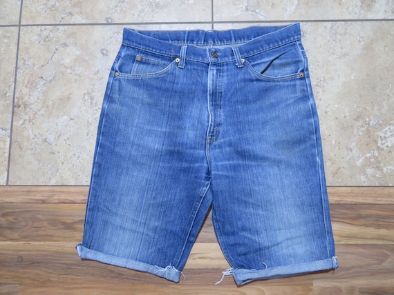 Vintage Levis 517 Zip Fly Cut off Jean 