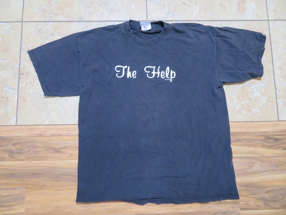 VTG The Help Rock Band T-Shirt  Black White Gilda… - image 1