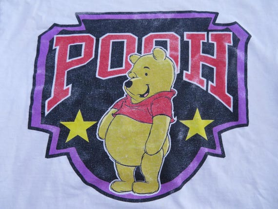 Winnie The Pooh T-Shirt, Disney, White Black Sz X… - image 2