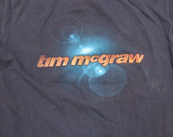 Vintage Tim Mcgraw T-shirt Country Music Double-sided