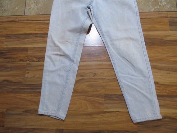 Vintage Lee Women's Jeans Mom Jeans Light Blue Wa… - image 5