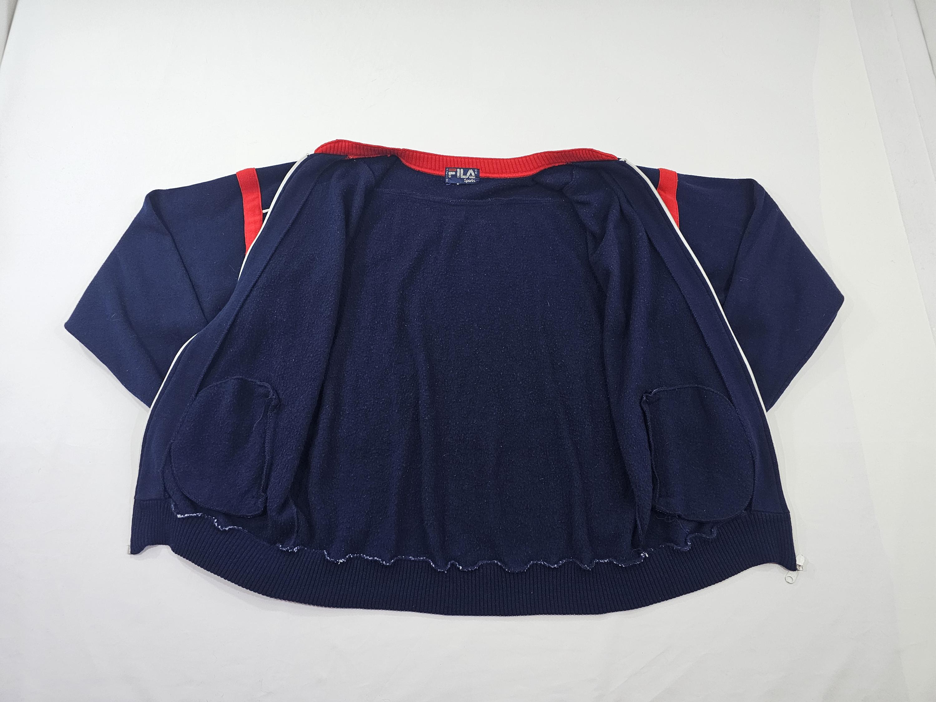 70s/80s FILA Knit Jacket, Blue, Embroidered Logo Sz L - Etsy